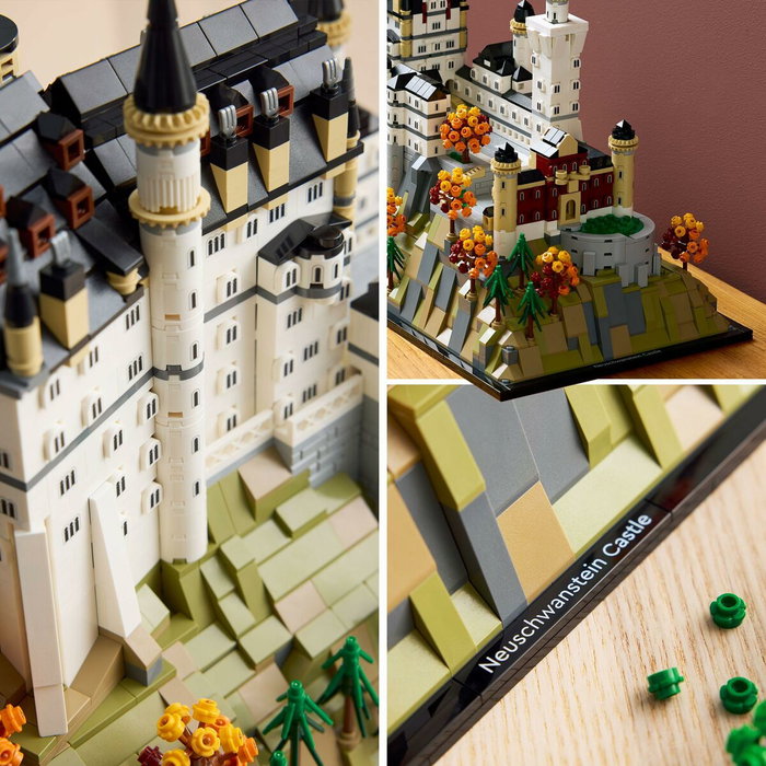 Lego Set de Construction Architecture 21063 Le Château de Neuschwanstein - 3455 Pièces pour Adultes et Décoration