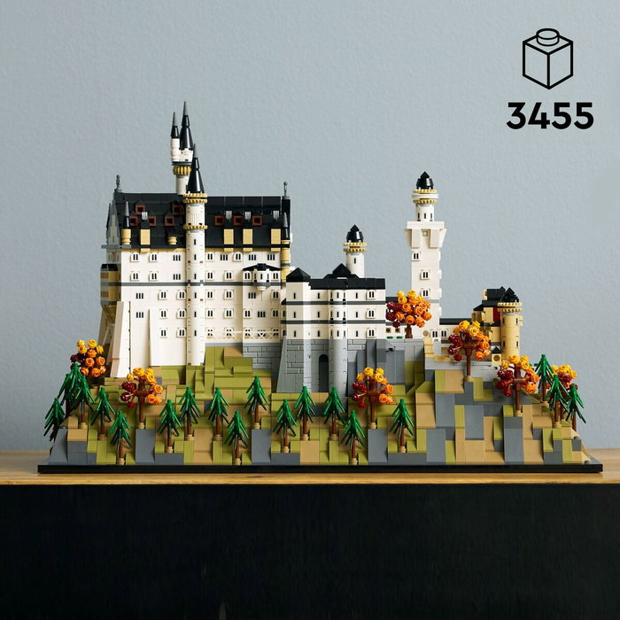 Lego Set de Construction Architecture 21063 Le Château de Neuschwanstein - 3455 Pièces pour Adultes et Décoration