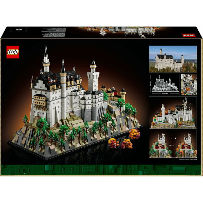 Lego Set de Construction Architecture 21063 Le Château de Neuschwanstein - 3455 Pièces pour Adultes et Décoration