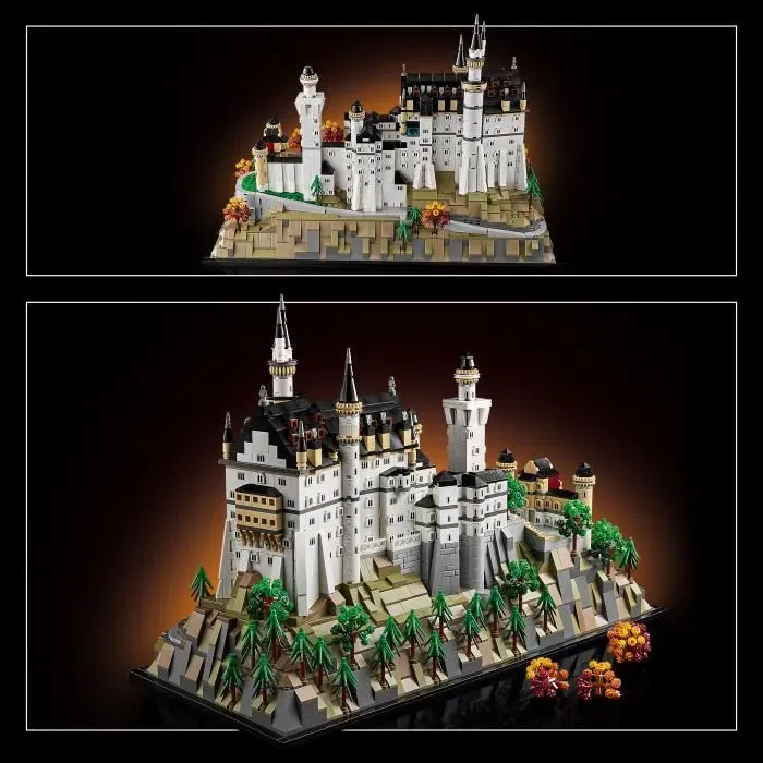 Lego Set de Construction Architecture 21063 Le Château de Neuschwanstein - 3455 Pièces pour Adultes et Décoration