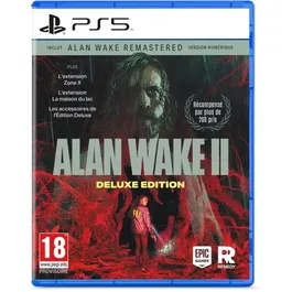 Alan Wake 2 - Jeu d'aventure PS5 - Édition Deluxe sur disque - Disponible à partir du 22 octobre 2024 - Just For Games