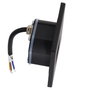 Spot d'escalier LED encastré avec façade magnétique, 3 W, IP65, 3 000 K - Noir