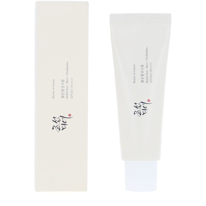 Beauty Of Joseon Crème Solaire Relief Sun Riz et Probiotiques SPF 50+ 50 ml Protection Visage Hydratante Légère