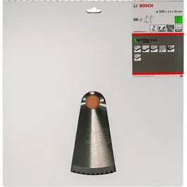 Bosch Lame de scie circulaire au carbure, 305 x 30 x 2.5 mm, 96 dents, pour bois
