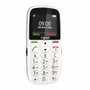 Gigaset Téléphone Mobile Senior GL395 Blanc - Écran 2.2", Bouton SOS, Clavier Grandes Touches, Base de Charge
