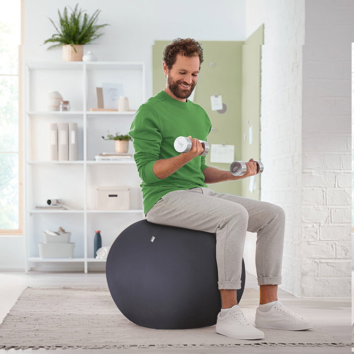 Leitz Siège gonflable Ergo Active Gris foncé