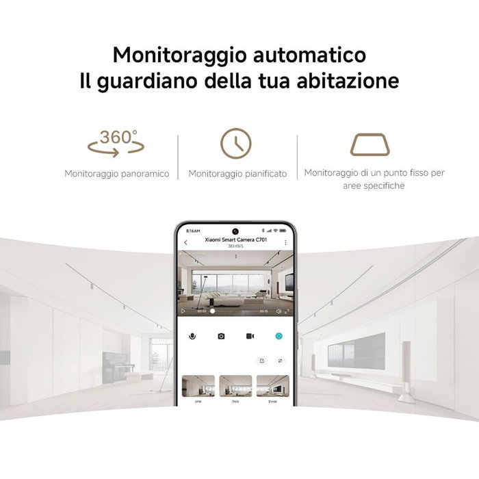 Camescope de surveillance Xiaomi C701 Full HD