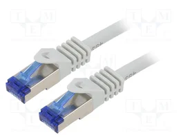 LOGILINK Câble patch S/FTP Cat 6a RJ45 5m gris