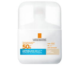 La Roche-Posay Anthelios UVAIR Sérum Solaire Teinté SPF50+ 50 ml - Acide Hyaluronique, Niacinamide, Hydratation 24h, Teint Unifié, Tous Types de Peau