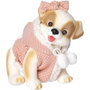 ROSA TOYS - Poupée reborn bébé avec chiot et gilet - Taille : 23 cm