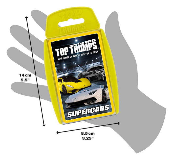 Winning Moves Super Cars jeu de cartes Top Trumps - Allemand