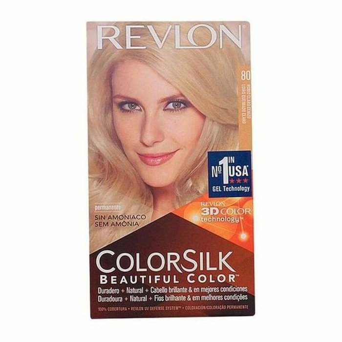 Revlon Mass Market COLORSILK 80-rubio claro cenizo Revlon Mass Market COLORSILK 80-rubio claro cenizo