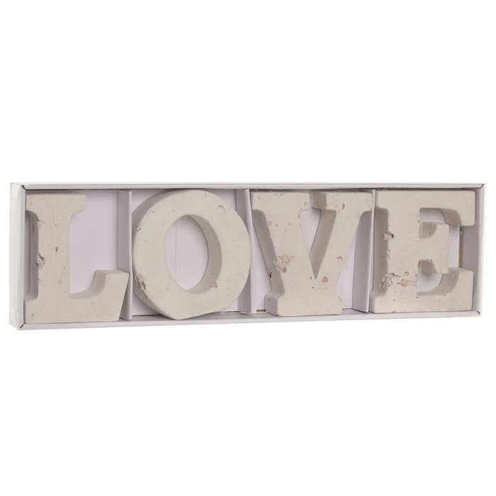 Figurine Décorative Home ESPRIT Rose clair 42.5 X 3.5 X 12 CM 42,5 X 3,5 X 11 CM (2 Unités)