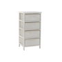 Caisson à Tiroirs DKD Home Decor Blanc Bambou Bois de paulownia 42 x 32 x 81 cm