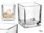 GIFTDECOR Porte-bougie en Cristal 10x10