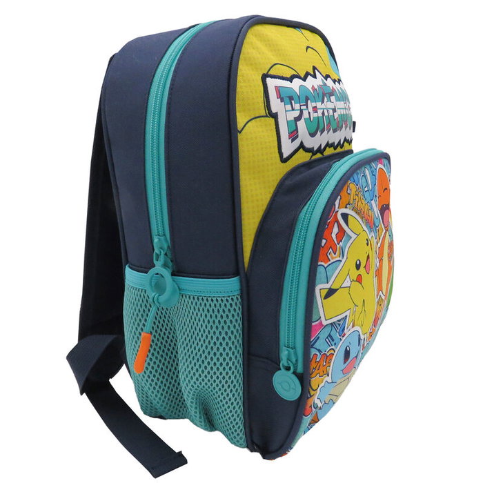 CYP BRANDS Sac à Dos Pokémon Urban Colors 30 cm avec Poches Latérale et Dos Rembourré, Compartiments Principaux, Tirantes Ergonomiques, Motif Pokéball