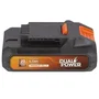 Dual Power Batterie POWDP9024 20 V 4.0 Ah 72 Wh pour outillage sans fil, avec indicateur LED de puissance
