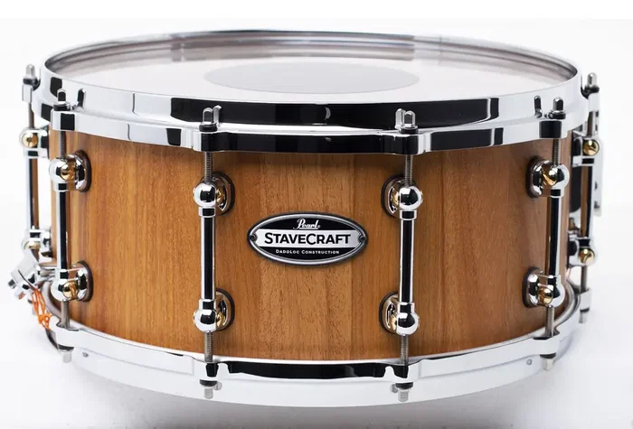 PEARL Stave Craft Caisse Claire 14 X 6,5" Thai Oak Pearl