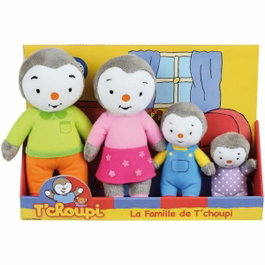 Jemini Coffret Famille 4 Peluches T'Choupi