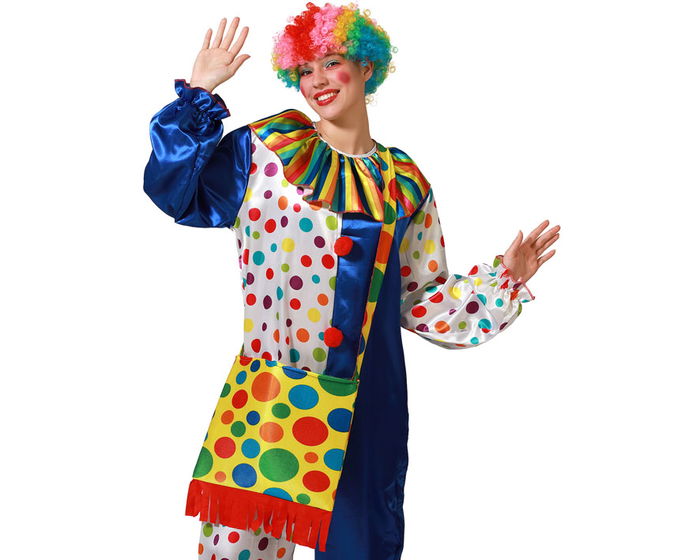 Sac à main motif clown 34x30 cm, design joyeux, pour costume, carnaval et fêtes d'enfants Sac à main motif clown 34x30 cm, design joyeux, pour costume, carnaval et fêtes d'enfants