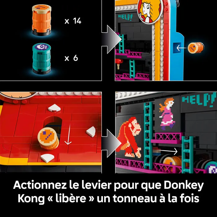 LEGO Donkey Kong Jeu d'Arcade - Maquette 3D Interactive