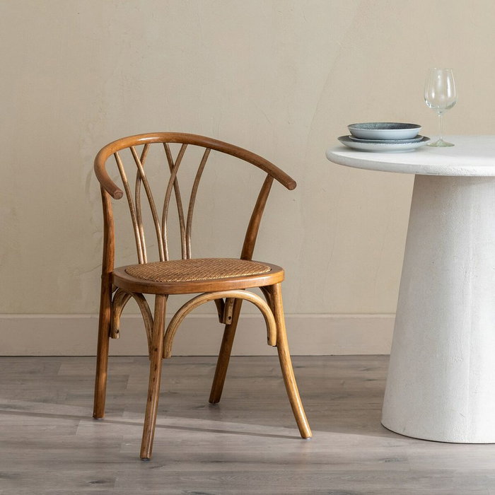 Chaise de Salle à Manger Marron 55 X 50 X 81 CM