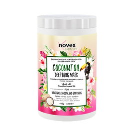 Novex Masque Capillaire à l'Huile de Coco Profond et Nourrissant 400g - Pour Cheveux Secs, Rebelles et Frisés - Avec Vitamine E
