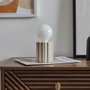 Home Deco Factory Lampe en Céramique Taupé