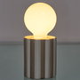 Home Deco Factory Lampe en Céramique Taupé