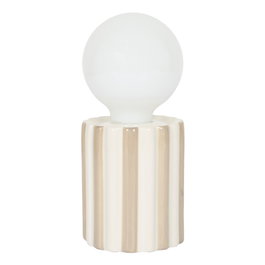 Home Deco Factory Lampe en Céramique Taupé