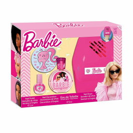 Barbie Coffret 4 pièces avec Eau de Toilette et Kit de Manucure