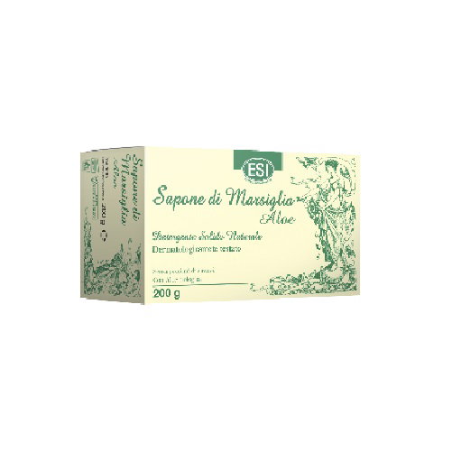 ESI Savon de Marseille à l'Aloe Vera, Pastille de 200 g ESI Savon de Marseille à l'Aloe Vera, Pastille de 200 g