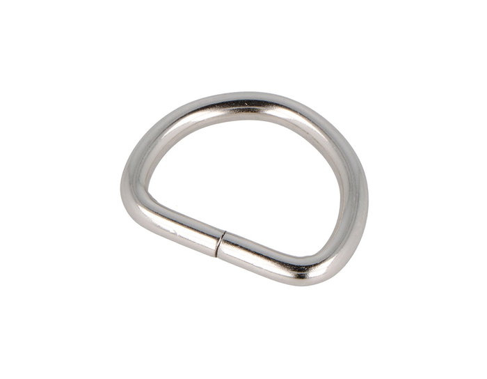 Innspiro Anneaux en forme de D en Fer Nickel 26,5 mm (Lot de 5) Innspiro Anneaux en forme de D en Fer Nickel 26,5 mm (Lot de 5)