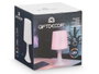 Giftdecor Lampe RGB sur pied 14x26x14 cm Blanc USB (Set de 12)