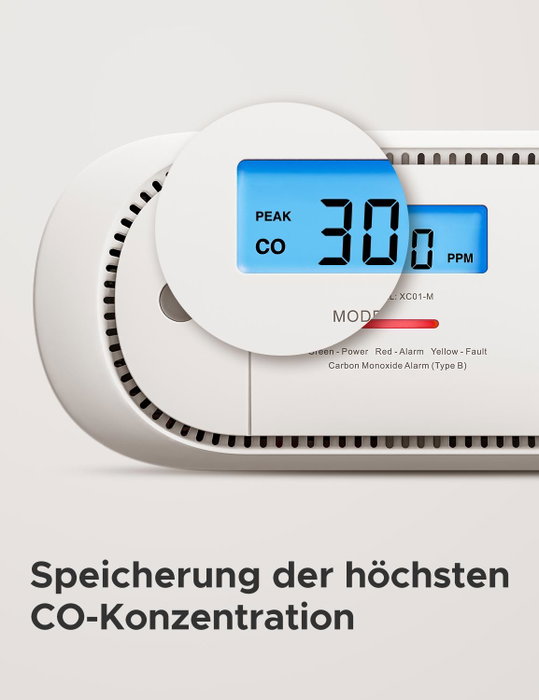 X-Sense Détecteur de monoxyde de carbone XC01-M Blanc