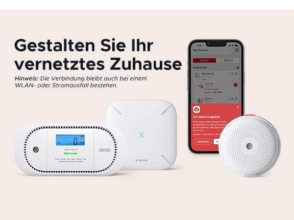 X-Sense Détecteur de monoxyde de carbone XC01-M Blanc