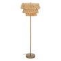 BigBuy Home Lampadaire Beige Naturel Métal 48,5 x 48,5 x 162 cm