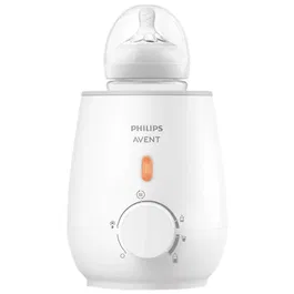 Philips Avent SCF355/09 Chauffe-biberon - 3 min pour chauffer, maintien au chaud, fonction décongélation, compatible avec les biberons et petits pots Avent