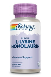 SOLARAY L-Lysine Monolaurin 60 capsules