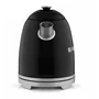 Sweiss KTS9 Bouilloire électrique vintage 1000 W 1 L inox Noir, socle rotatif 360°