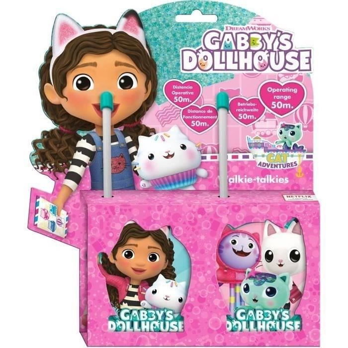 Kids Licensing Talkie-walkie 2D Gabby's Dollhouse Rose Kids Licensing Talkie-walkie 2D Gabby's Dollhouse Rose