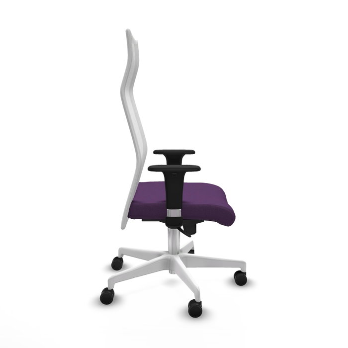 Piqueras y Crespo Chaise de Bureau Albacete XL Violet et Blanc