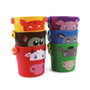 Tachan - Juego De Cubos Para Apilar - Set de 6 Cubes de Bain Empilables avec Animaux, Chiffres et Lettres pour Enfant dès 12 Mois - Jouet Éducatif pour Motricité