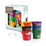Tachan - Juego De Cubos Para Apilar - Set de 6 Cubes de Bain Empilables avec Animaux, Chiffres et Lettres pour Enfant dès 12 Mois - Jouet Éducatif pour Motricité