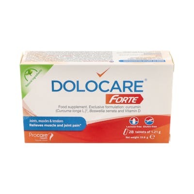 DOLOCARE Forte - 28 Comprimés - Antalgique et Anti-inflammatoire DOLOCARE Forte - 28 Comprimés - Antalgique et Anti-inflammatoire