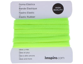 Innspiro Goma Elástica Amarillo Fluor 5.3mm 3m