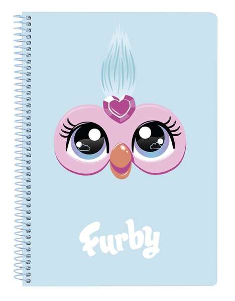 Furby Libreta cuarto - Carnet rigide 80 pages, format 15,5 x 22 x 1 cm - À partir de 3 ans