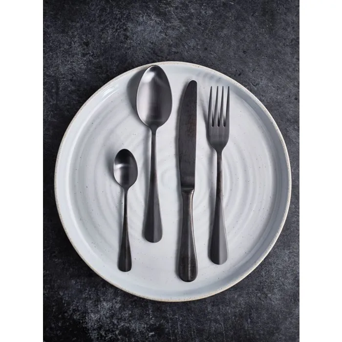 Cosy&Trendy Couverts Eva 24 pcs Noir mat