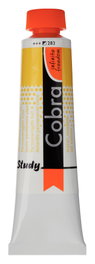 Cobra Study Color Peinture à l'huile miscible à l'eau Jaune Permanent Clair 283, 40 ml