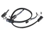 EBS Câble d'alimentation plat DC1-28 90/0 Noir 28 cm pour source multiple